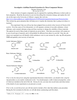Acid/Base/Neutral Extraction