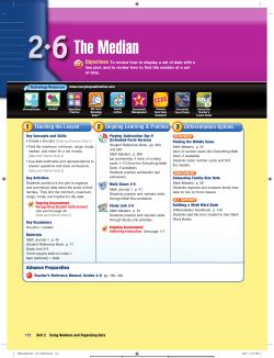 The Median - Everyday Math