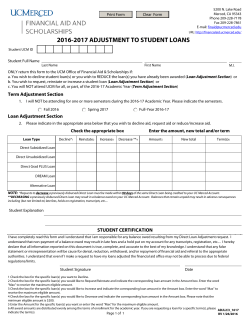 2016-2017 adjustment to student loans