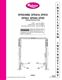 SPOA10NB, SPOA10, SPO10 SPOA7, SPOA9, SPO9