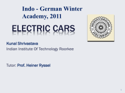 Electric Cars - electric and hybrid vehicles