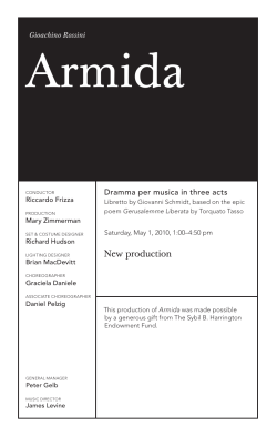 Armida - Metropolitan Opera