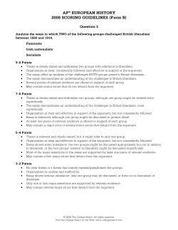 Sample Responses Q3 - AP Central