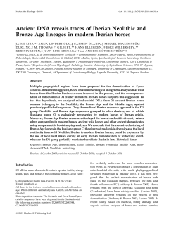 Ancient DNA reveals traces of Iberian Neolithic and Bronze Age