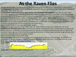As the Raven Flies