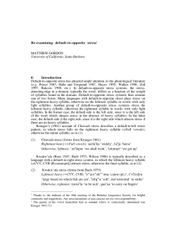 Re-examining default-to-opposite stress