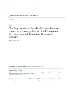 The Department of Homeland Security Proposes an