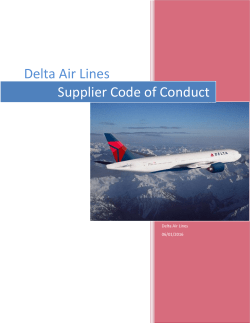 Supplier Code of Conduct