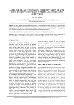 anti-lock brake system (abs): implementation of anti