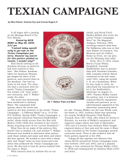 Texian Campaigne - Transferware Collectors Club