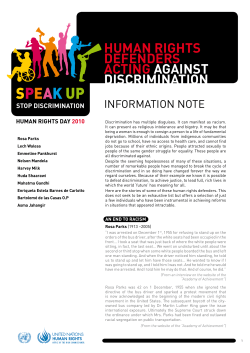 speak up - the United Nations