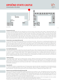 OPOČNO STATE CASTLE