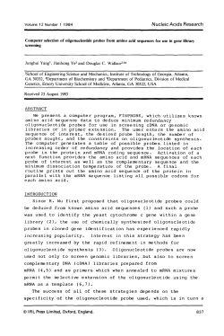 We present a computer program, FINPROBE