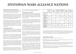 dystopian wars alliance nations