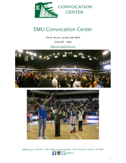 EMU Convocation Center - Eastern Michigan University