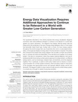 Energy Data Visualization Requires Additional Approaches to