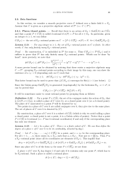 Notes for the lecture 5