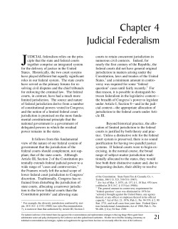 Chapter 4 Judicial Federalism
