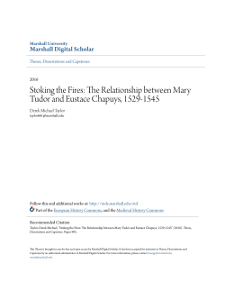 Stoking the Fires: The Relationship between Mary Tudor and