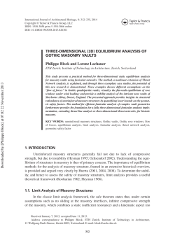 THREE-DIMENSIONAL (3D) EQUILIBRIUM ANALYSIS OF GOTHIC
