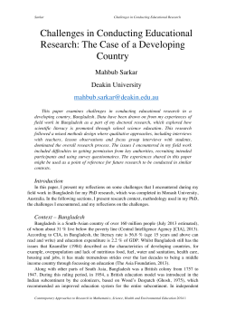 Challenges in Conducting Educational Research