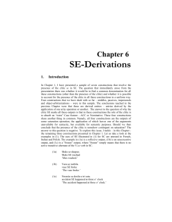 Chapter 6: SE