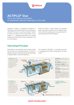 ACTIFLO&reg; Duo - Veolia Water Technologies
