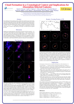 Implications Results: Covering Fraction of HI The Simulation