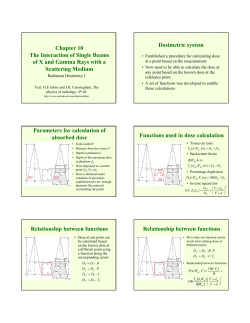 The interaction of single beams of x and gamma rays with scattering