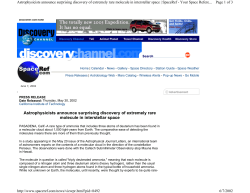 Astrophysicists announce surprising discovery of extremely rare