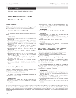 IAPT/IOPB chromosome data 11