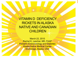 Vitamin D and δ15N - Canadian Paediatric Society