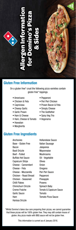 Allergen Information