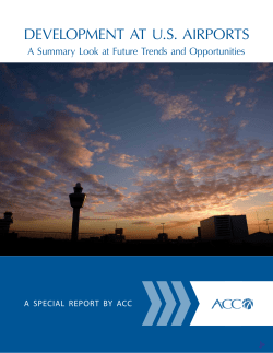 development at us airports - Airport Consultants Council