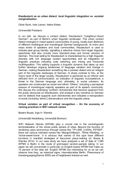 Here - Freie Universit&auml;t Berlin