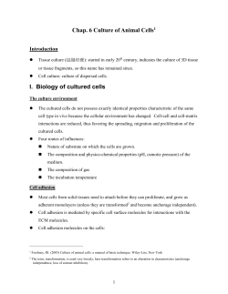 Chap6 Animal Cell Culture