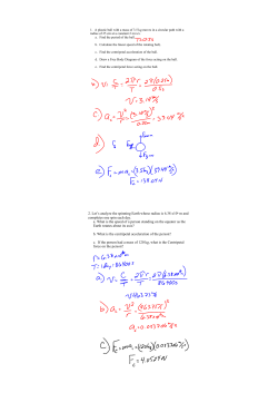 2. Let`s analyze the spinning Earth whose radius is 6.38 x106 m and