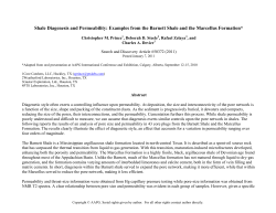 Shale Diagenesis and Permeability: Examples from the Barnett