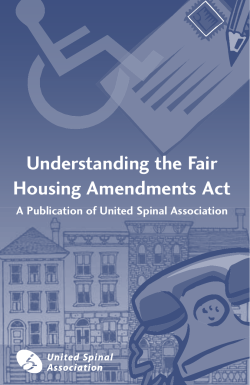Understanding the Fair Housing Amendments Act ()
