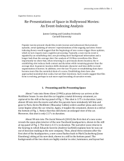 An Event-‐Indexing Analysis