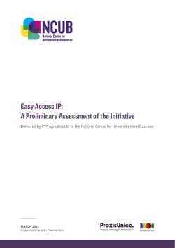 Easy Access IP: A Preliminary Assessment of the