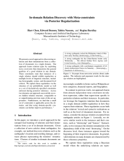 In-domain Relation Discovery with Meta