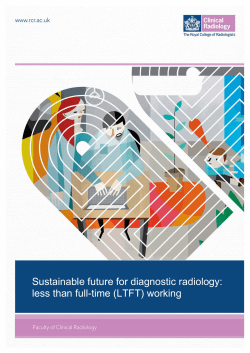Sustainable future for diagnostic radiology: less than full
