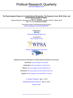 Political Research Quarterly