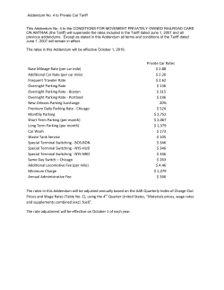 J Private Car Rates Base Mileage Rate (per car mile) $ 2.88