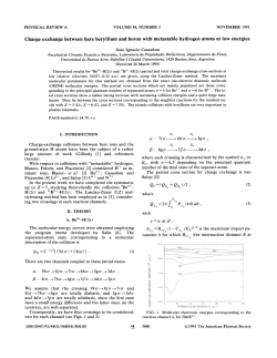 Charge exchange between bare beryllium and boron with