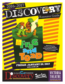 the a year with frog and toad resource guide