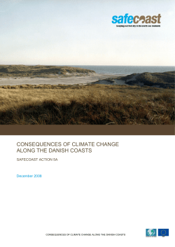 consequences of climate change along the danish