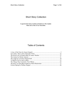 my favorite short stories