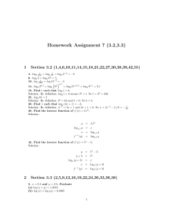 Homework Assignment 7 (3.2,3.3)